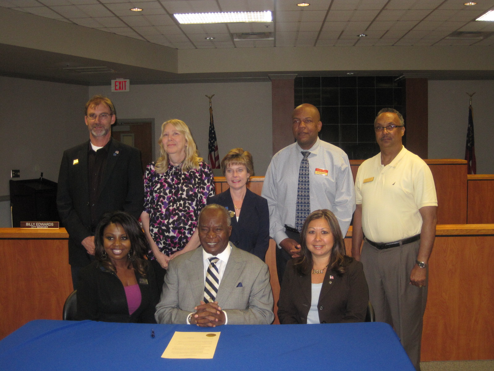 Mayor Thomas signs Real Estate Proclamation